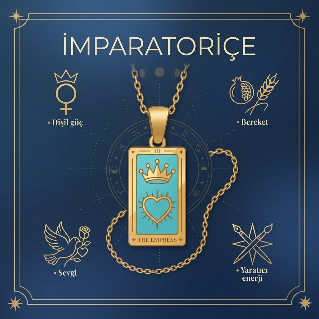 The Empress (İmparatoriçe) Tarot Kolyesi